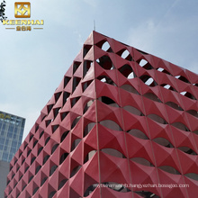 CNC Made Exterior Modeling Aluminum Panel Modern Facade (KH-EWC028)